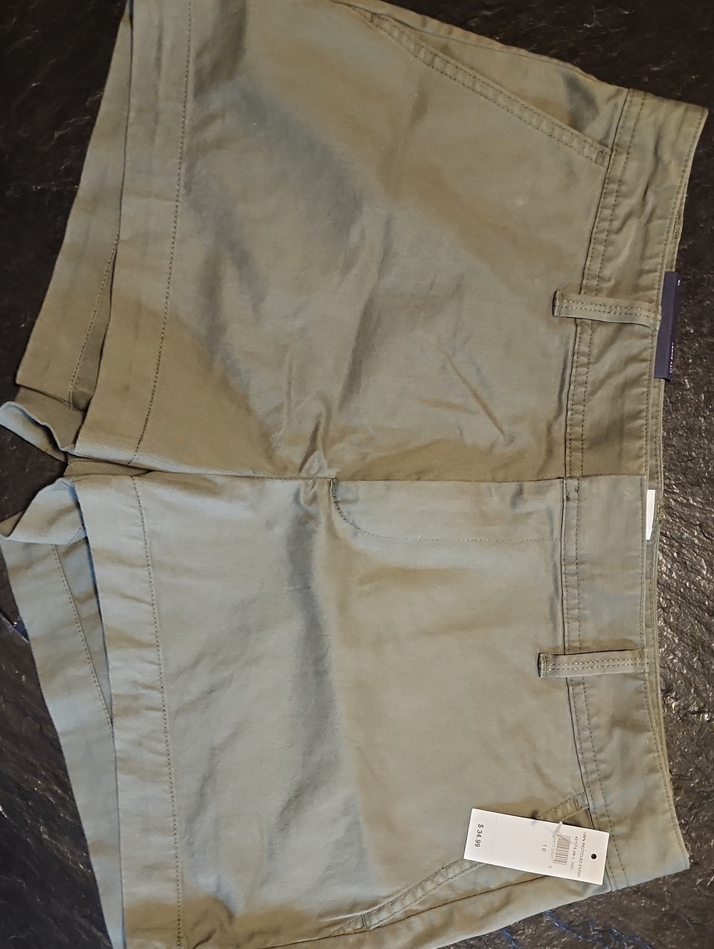GAP Olive Chino Shorts for Women